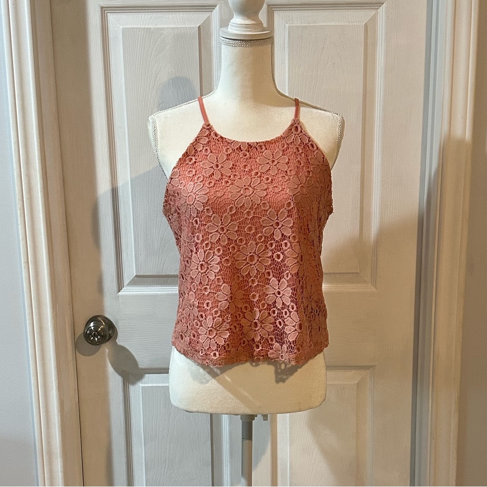 Forever 21 Small top. NWOT. Beautiful dark rose/peach color.